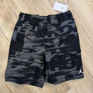 Jordan Men's Athletic Shorts in Black and Gray